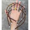 CÀI TÓC TRẦM HƯƠNG ĐÍNH CHARM HOA KÈM NGỌC TRAI - anh 7