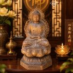 TƯỢNG ADIDA NGỒI TỎA HÀO QUANG, TRẦM HƯƠNG VN