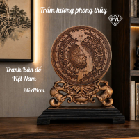 Tranh Trầm Hương VN Trống đồng Đông Sơn.