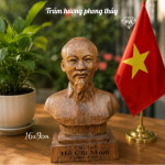 Tượng Bác Hồ để bàn - Quà tặng Cao cấp, trang trọng. Trầm Hương VN