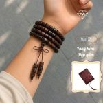 VÒNG TRẦM HƯƠNG TRÚC SÁNH CHÌM SANG TRỌNG, 8mm